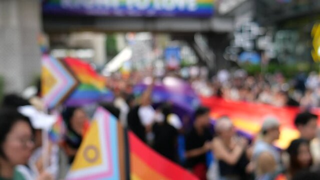 People join Pride Parade in Bangkok