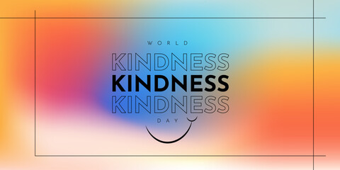 World kidness day illustration template design