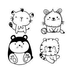 cute animal svg, farm animal svg, Animal clipart, Animal Svg, Doodle Svg, Safari animal svg, Animal Doodle Svg, Line Art Svg, Animal Face Svg, Jungle Animal Svg, Animal Head Svg, Woodland Animals Svg,