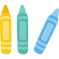 Colorful Crayon Illustration