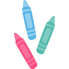 Colorful Crayon Illustration