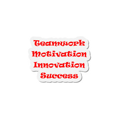 Teamwork Motivation Innovation icon isolated on transparent background