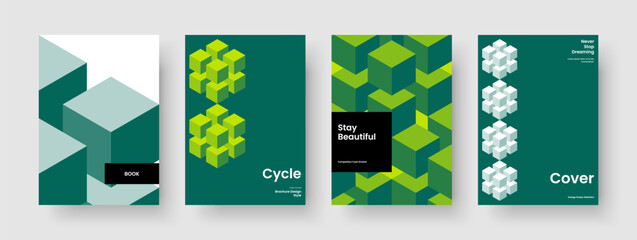 Fototapeta premium Abstract Book Cover Layout. Isolated Flyer Template. Modern Brochure Design. Banner. Background. Report. Poster. Business Presentation. Catalog. Pamphlet. Magazine. Advertising. Leaflet
