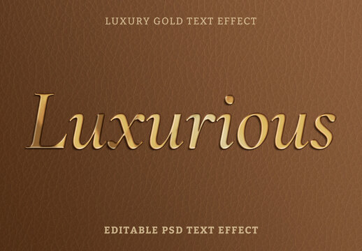 Luxury Gold Text Effect