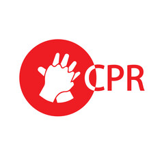 Obraz premium heart cpr medical icon vector design