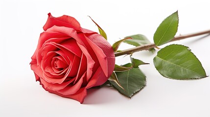 Naklejka premium red rose