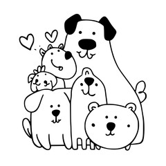 Fototapeta premium cute animal svg, farm animal svg, Animal clipart, Animal Svg, Doodle Svg, Safari animal svg, Animal Doodle Svg, Line Art Svg, Animal Face Svg, Jungle Animal Svg, Animal Head Svg, Woodland Animals Svg,
