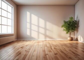 Obraz premium White room interior. 3d illustration 