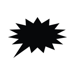 Speech bubble or chat bubble icon for apps and websites