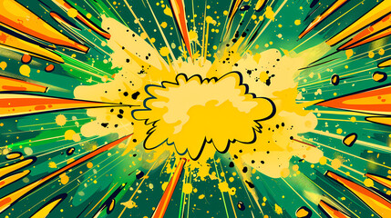 Explosion effect illustration
