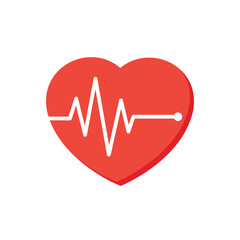 heart cpr medical icon vector design