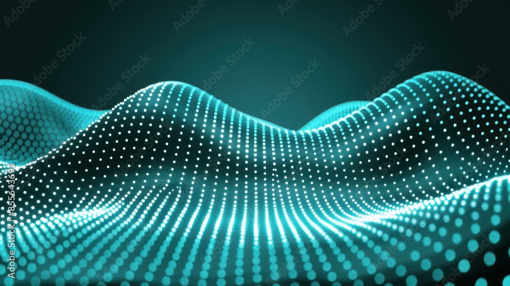 Poster explore the world of technology with abstract data network and internet connection concepts as the b
