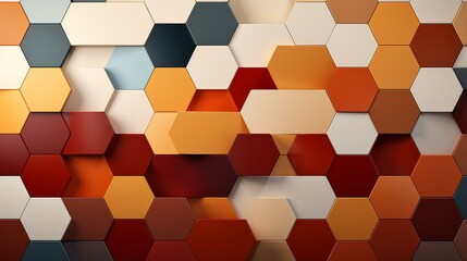 Modern hexagon pattern with clean lines and flat texture, perfect for highresolution and detailed illustrations.