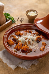 Grilled chicken cooked with Dime glace sauce and Covered with cheese.