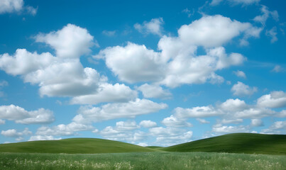 Fototapeta premium the vast sky and beautiful atmosphere