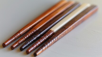 Chopsticks: Typically made of wood, plastic, or metal.