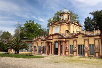 Historical Building inside Ducal Estense Garden Park in Modena, Italy