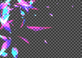 Pink Bokeh Background Transparent Vector. Shimmer Defocused Wallpaper. Violet Gleam Illustration. Bright Warm. Glare Dreamy Card.