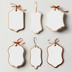 set luxury  ribbon frame bandage for name tag