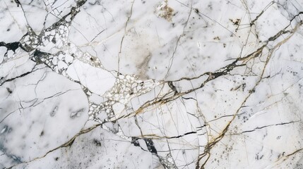 Panoramic abstract white grey marble texture background for work or design with copyspace. Stylish minimalism.