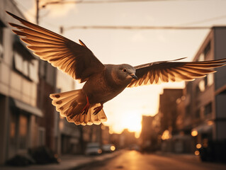bird in flight