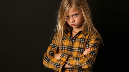 Fototapeta premium angry girl