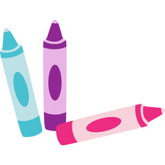 Colorful Crayon Illustration