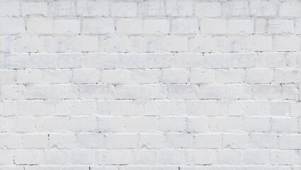 white painted grunge brick wall background