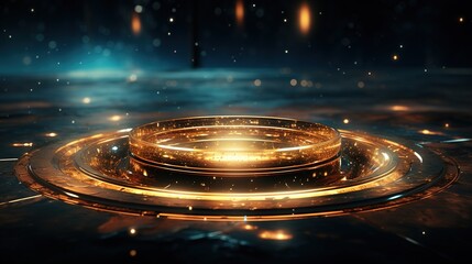 Obraz premium fountain at night