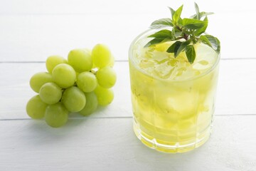 Caipirinha, typical alcoholic drink from Brazil. made with cachaca or vodka, fruit, ice and sugar