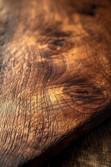 Fototapeta premium Close-Up View of Intricate Wood Grain Patterns in Natural Light