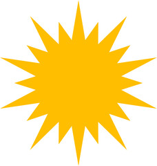 Sun vector illustration.