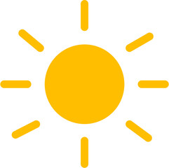 Sun vector illustration.