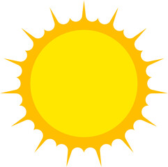 Sun vector illustration.