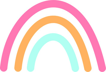 Obraz premium Colorful rainbow element background.