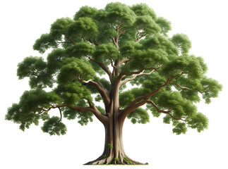 잎이 많은 나무(Leafy tree,绿叶树)