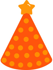  Party hat christmas happy.