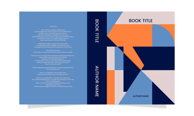BOOK 31, abstract geometric book cover design with playful color	