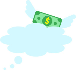 Cloud cartoon symbol illustration.