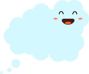 Cloud cartoon symbol illustration.