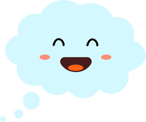 Cloud cartoon symbol illustration.