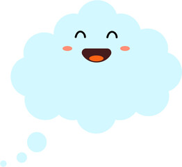 Cloud cartoon symbol illustration.