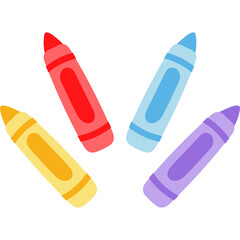 Colorful Crayon Illustration