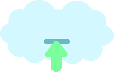 Cloud computing concept.