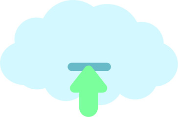 Cloud computing concept.