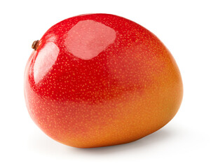fresh mango isolated on white background. healthy food. clipping path