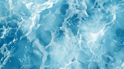 Obraz premium Sea waves top view background illustration generated by ai