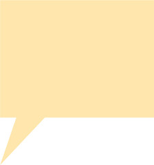 Speech bubbles on a white background.