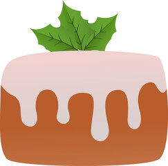Sweet Christmas Cake Sticker