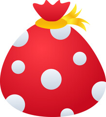 Santa Gift Sack Christmas Sticker